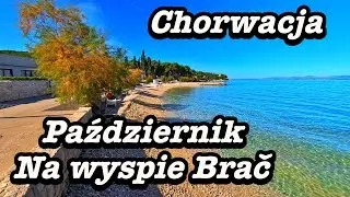 Chorwacja Październik wyspa Brać