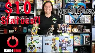 $10 Statues from GameStop?! (Diamond Select Toys - Kingdom Hearts Statues) Unboxing