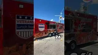 Concession Trailer Built for Veteran With RESTROOM INSIDE! #foodtrailer #foodtrucklovers #veterans