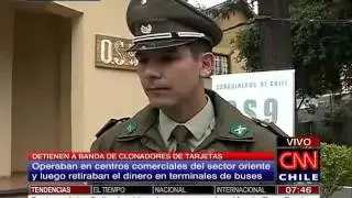 Carabineros captur&oacute; a banda de clonadores de tarjeta bancarias