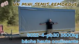Flo et Nico / Plateau bâche coulissante  5m Eduard