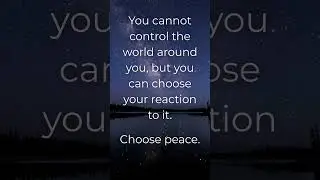A simple choice for a calm mind