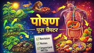 Class 10 विज्ञान | पोषण (Nutrition) One Shot 🔥 | Digestion, Respiration, Important MCQs