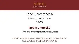 Noam Chomsky: Form and Meaning in Natural Language