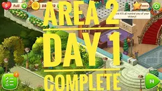 HomeScapes Area 2 day 1 complete