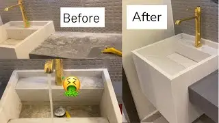 How To Clean Wash Basin | Deep Cleaning Handwash Basin