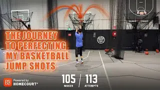 The Journey to Perfecting my Basketball Jump Shots 106/115 at AUSA Hoops Facility