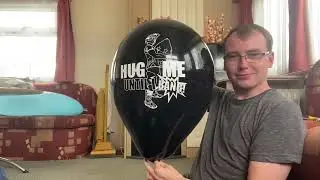 Qualatex 16 inch black Ultra looners balloon blow to pop btp b2p q16