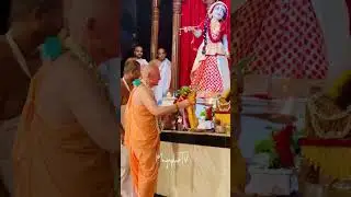 Radha Astami Adhivas Ceremony