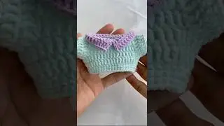 How to crochet cute clothes for LaBuBu 17cm/ Crochet tutorial