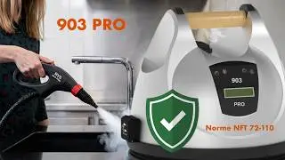 NVS 903 PRO Nettoyeur vapeur s&egrave;che d&eacute;sinfectant norme Afnor N FT 72-110 by KSG France