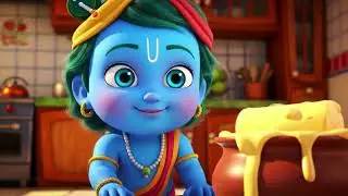 Little Krishna and the Naughty Butter Pot 👶