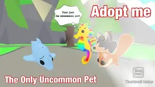The Only Uncommon Pet | Adopt me Mini Movie 🦄🌈☁️ | Roblox