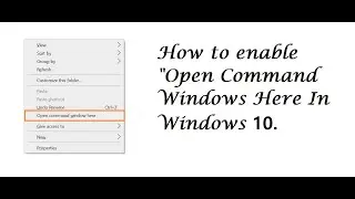 How to enable 