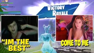 BUGHA PLAYING FORTNITE WITH ANGELICUH (Champion League)