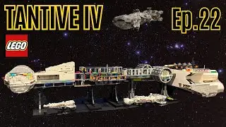 Star Wars Lego - Building the Ultimate TANTIVE IV in LEGO - Minifig Scale - Episode 22