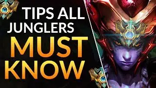 GANKING TIPS Junglers MUST KNOW - Pro Challenger Tricks | LoL Guide