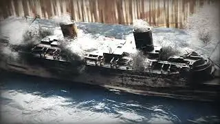 Seawise University &bull; Great Fire Diorama 1:600 (Still In Progress)