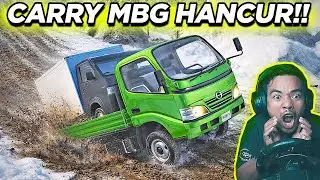 Jalur Bahaya! Hino Dutro Angkut Carry MBG Berujung Fatal 😱 | BeamNG Drive