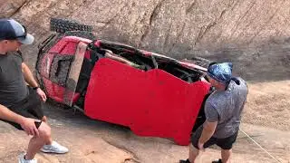 Hells Gate Rollover - almost loses Arm