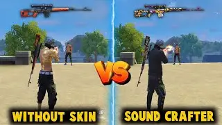 NEW SOUND CRAFTER SVD VS NORMAL SVD SKIN ABILITY TEST | BEST SVD SKIN - GARENA FREE FIRE