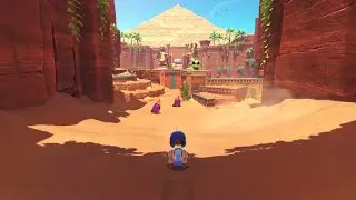 Hieroglitch Pyramid - 100% Walkthrough (All Bots. Puzzle Pieces, Secret Level) | Astro Bot