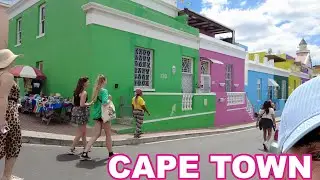 Beautiful City of Cape Town including the Colorful Neighborhood Bo-Kaap