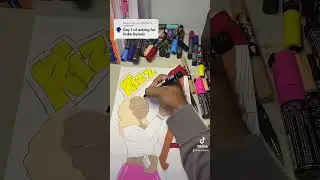 DRAWING @DukeDennisAMP IN MY OWN STYLE!!! #dukedennis #art #speeddrawing #artdrawing #viral