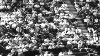 Maria Bueno wins the women's title against England's Christine Truman in the Nati...HD Stock Footage