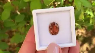 Turmalina Laranja Oval 5,86ct | 13,15x10,00mm