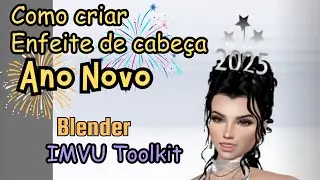 IMVU - Como criar acess&oacute;rio enfeite de cabe&ccedil;a no Blender