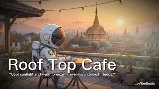 Thai Sunset Rooftop Caf&eacute; ☀️ | Chill Lofi with Ranad & Saw U | Relaxing Thai Fusion Music #thailand