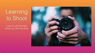 Learning photography 2019
