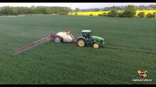 *Spraying Wheat 2019* John Deere 7830,Hardi Commander 3200  4K *HD*