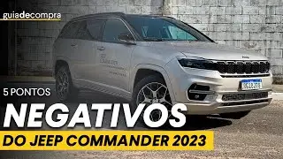 Jeep Commander: descubra 5 pontos negativos sobre o SUV de 7 lugares com motor turbo flex e diesel