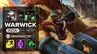 Warwick Top vs Camille - KR Grandmaster Patch 11.4