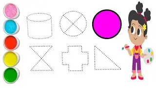 Shapes draw for kids | Learn 2D Shapes Drwaing for kids | Toddlers Learning Prechool | Easy To Kids