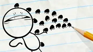 Pencilmate's Got Mail! -in- Pencilmation MAIL FAIL Compilation - Cartoons