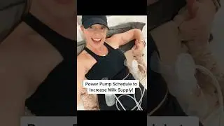 Power pump schedule to increase milk supply 🍼✨