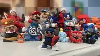 My Video Game Clay Models