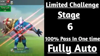 Lords mobile limited challenge bloodlust stage 6 fully auto|Grim Wolf Stage 6 fully auto