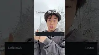 lost more than 150k followers