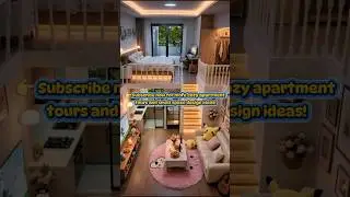✨ Cozy Small Loft Apartment Tour | Cute & Modern Home Design 🏡 #cozyhome #shorts #예쁜인테리어