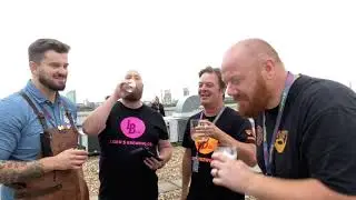 Rooftop Beer Review with &lsquo;Simon&rsquo; (Real Ale Craft Beer), &lsquo;Radim&rsquo; from Budvar & &lsquo;John&rsquo; (Lords)