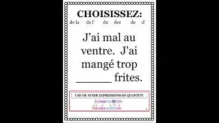 Four Ways to Use DE in French