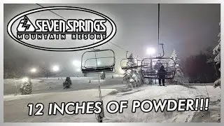 ПОКОРЯЕМ ЧЕРНЫЕ АЛМАЗЫ НА ГОРНОМ КУРОРТЕ SEVEN SPRINGS!!!