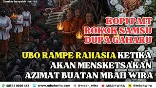 RITUAL YANG HARUS DILAKUKAN SEBELUM MEN-SKETSAKAN AZIMAT
