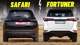 2023 Tata Safari Vs Toyota Fortuner - Is It Better Deal In Half Price?