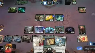 Ep770: CorrieaWBRG token deck vs mono green  deck. Platinum ranked Historic MTGA. 
