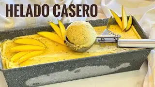 CÓMO HACER HELADO CASERO- sin máquina de helado CON SOLO 4 INGREDIENTES